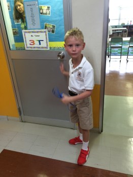 While Cy is all "I need to go and unpack my bag!".